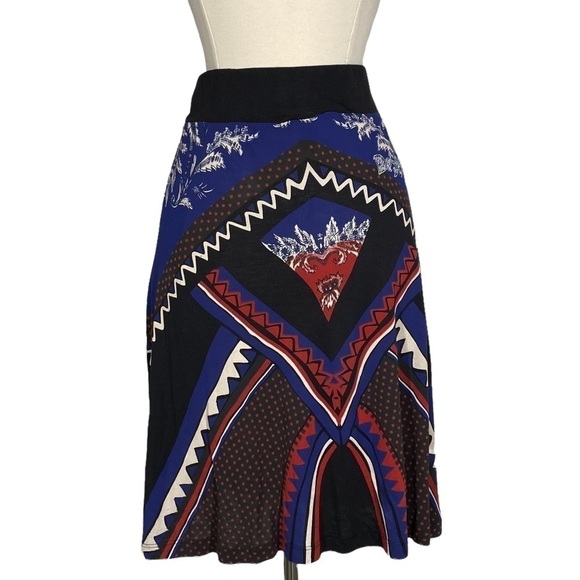 DESIGUAL Patterned Skirt Small - Picture 1 of 7